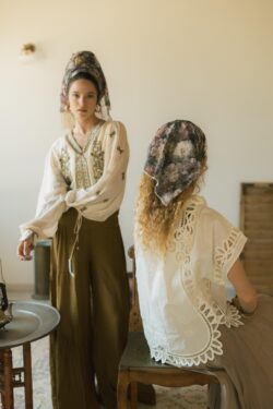 תחרה טבעית | FLORA צעיף